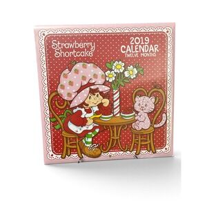 New Sealed 2019 Strawberry Shortcake Twelve Months Wall Calendar – Bendon